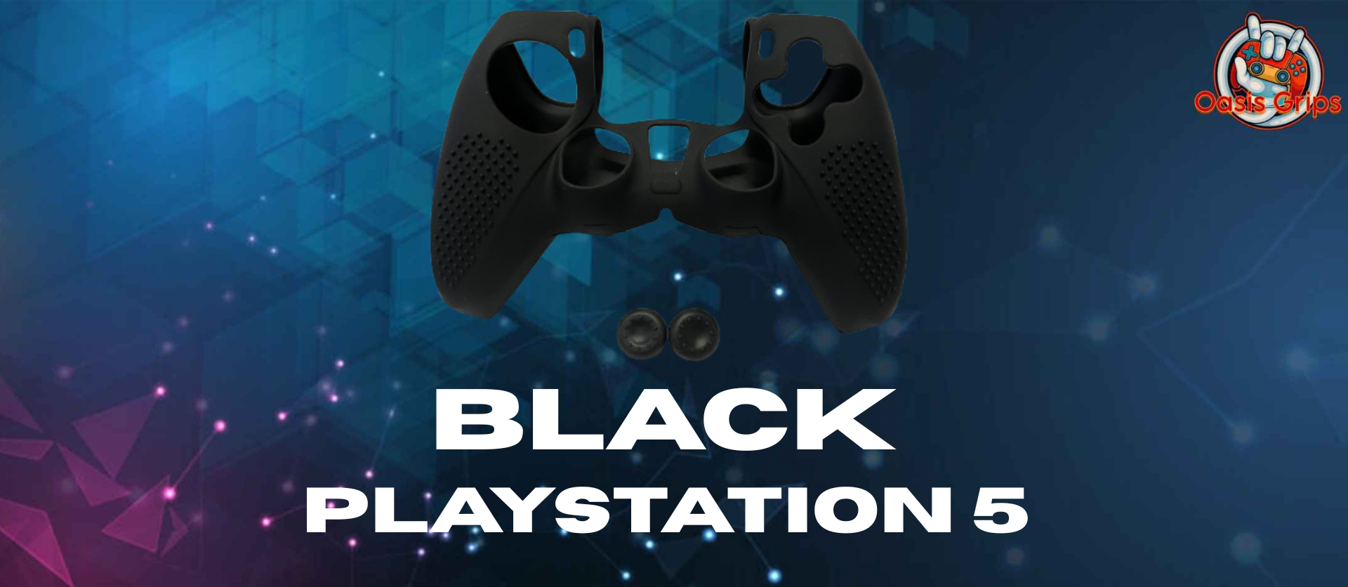Black PS5 Controller Skin
