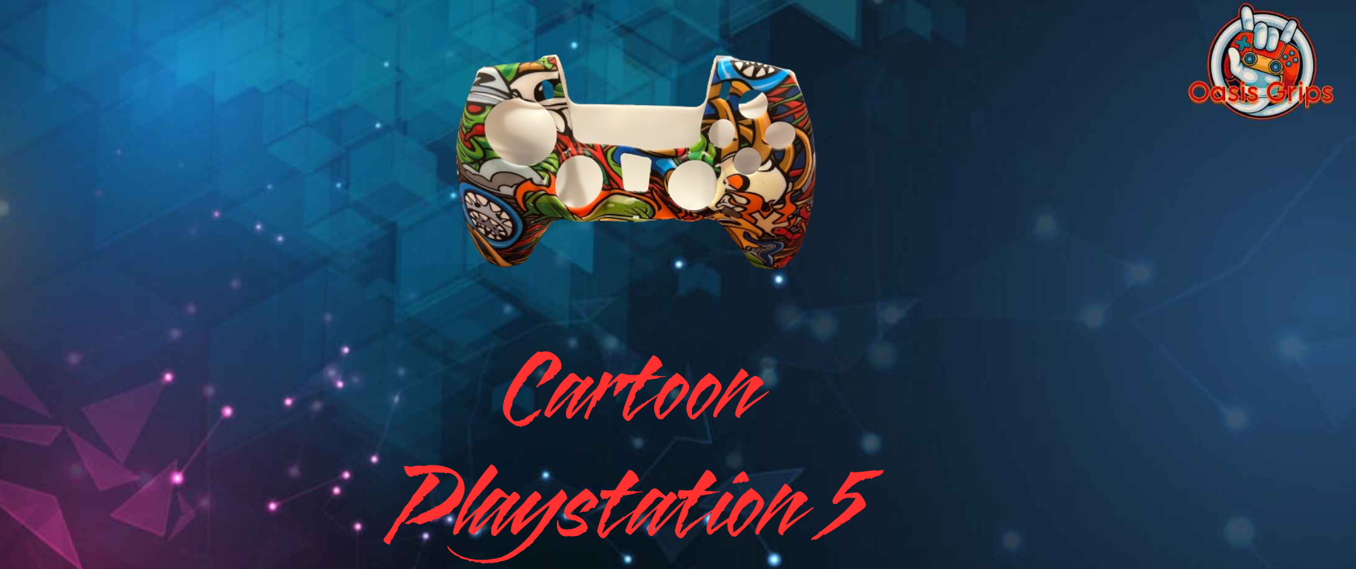 Cartoony PS5 Controller Skin