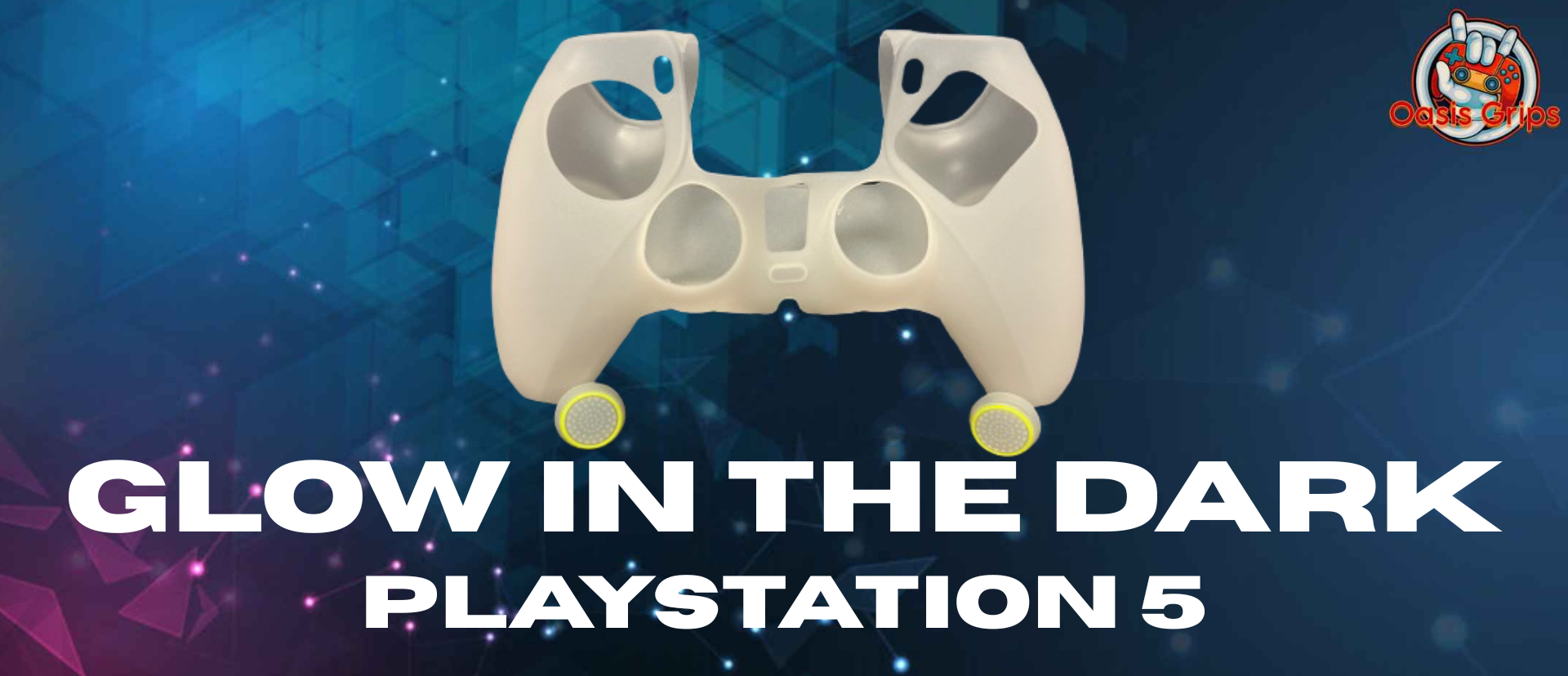 Glow In The Dark PS5 Controller Skin