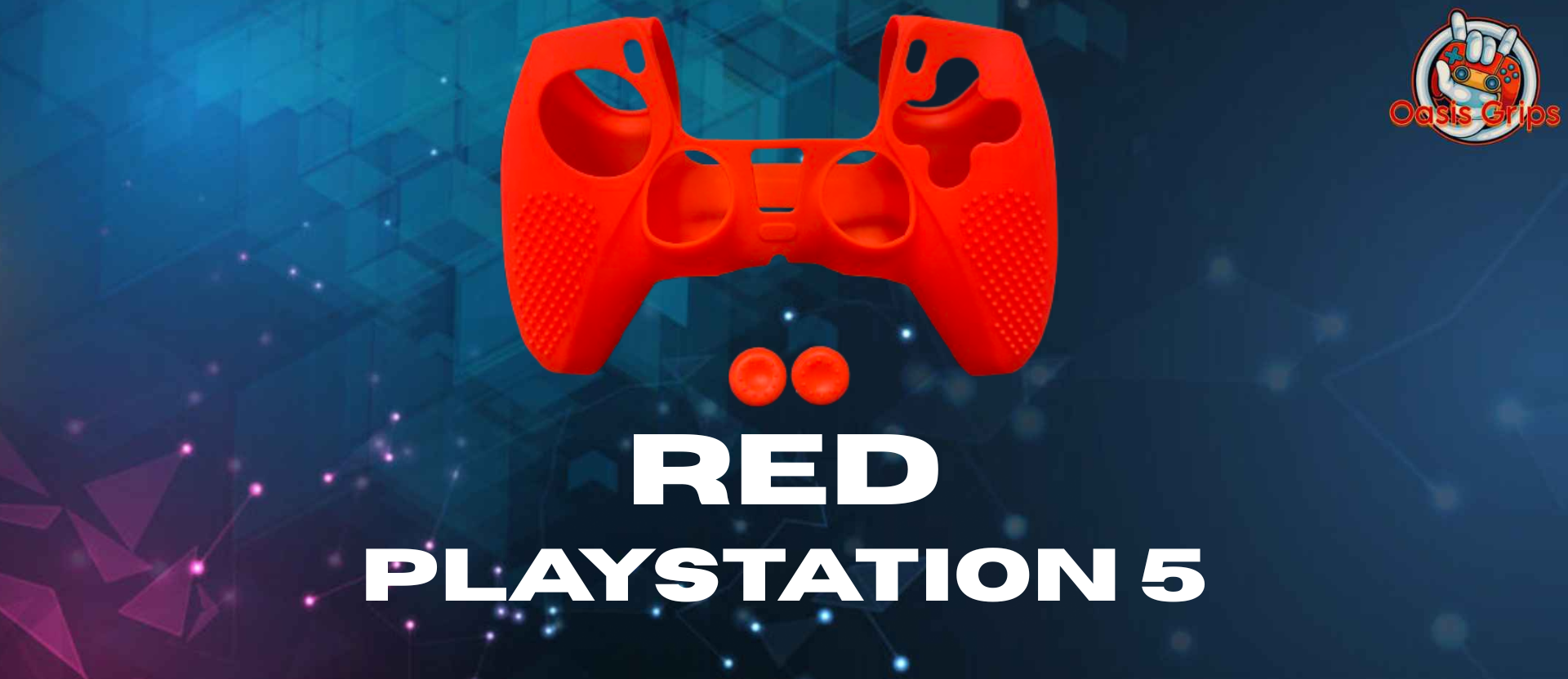 Red PS5 Controller Skin